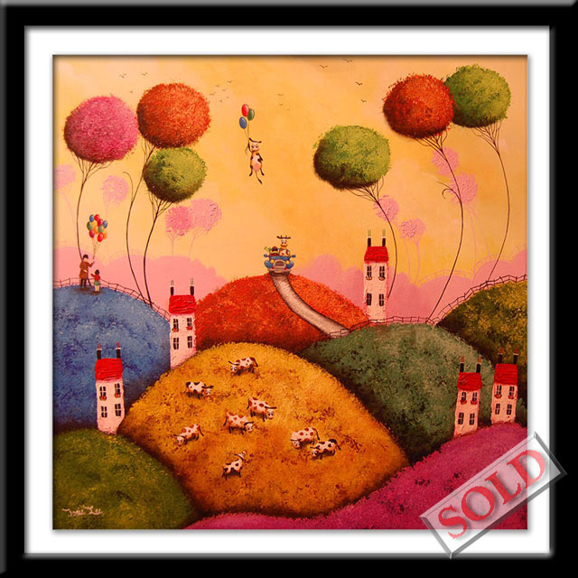 An Udder Ride - original art by Josie Lee