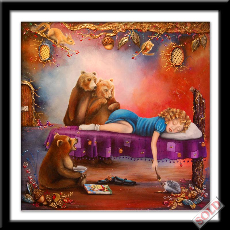 Bear-Faced Cheek! - original art by Josie Lee