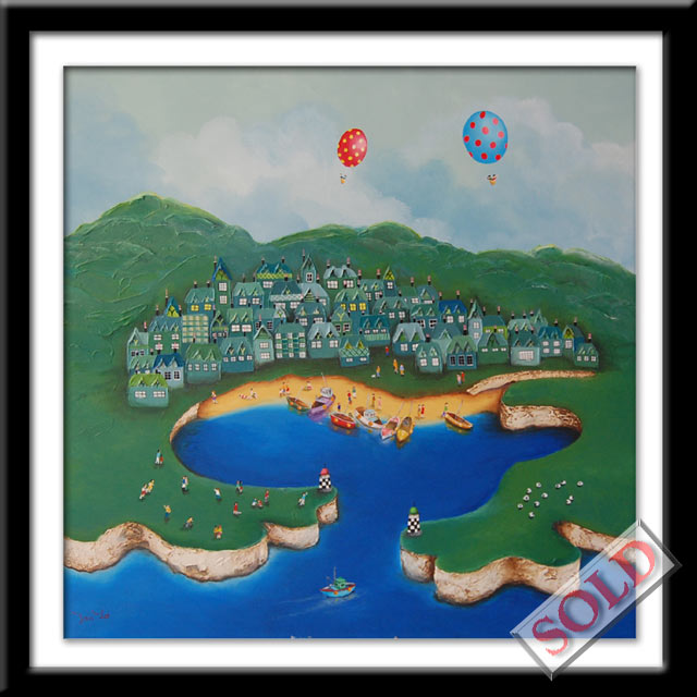 Cliff Walks - original art by Josie Lee