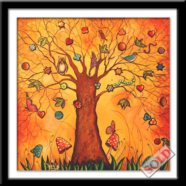 Deep in the Woods - original art by Josie Lee