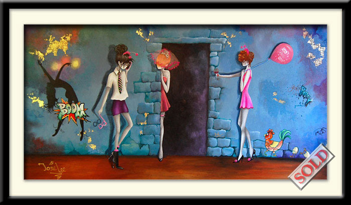 Hen Night - original art by Josie Lee