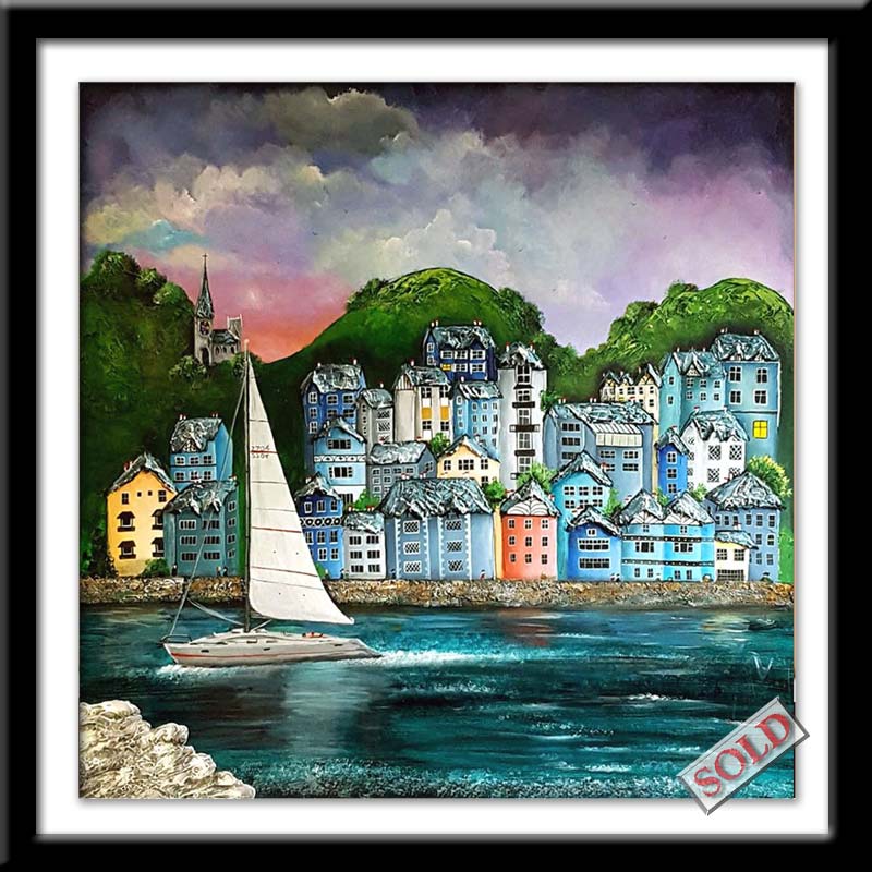Hills of Kernow - original art by Josie Lee