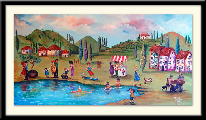Hot Stuff and Cool Tricks - original art by Josie Lee
