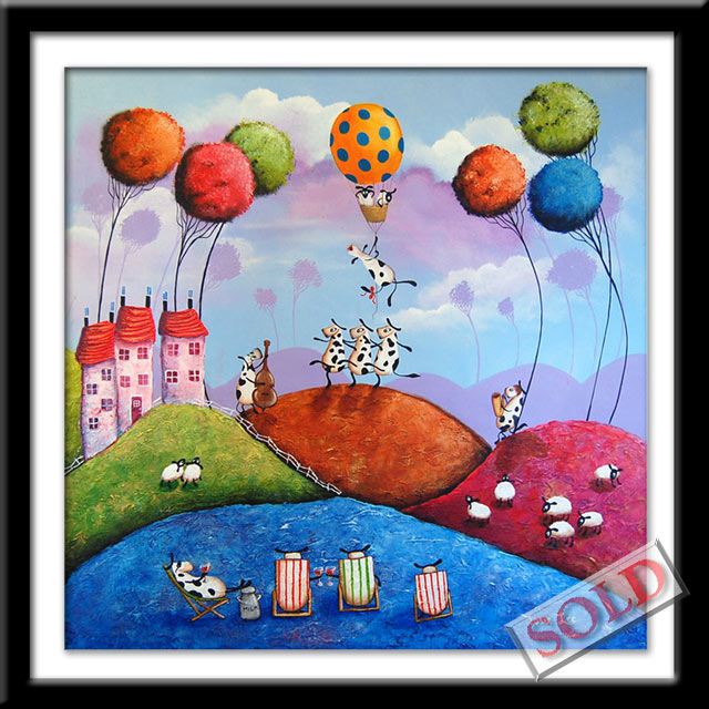 In the Moo-od - original art by Josie Lee