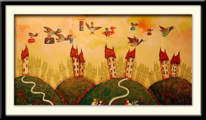 The Migrating Season - original art by Josie Lee