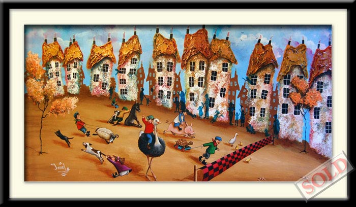 Pipped at the Post! - original art by Josie Lee