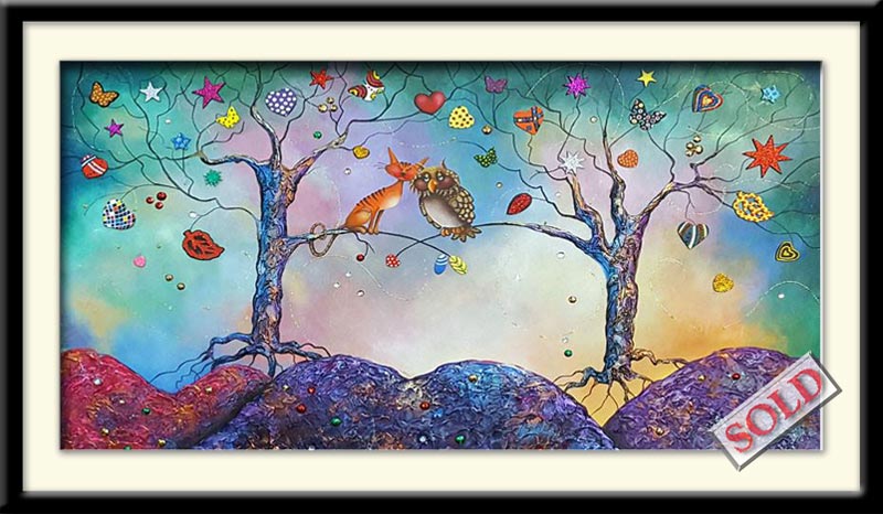 A Purrfect Harmony - original art by Josie Lee