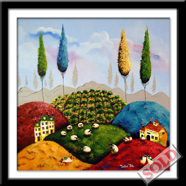 Slosht Sheep - original art by Josie Lee