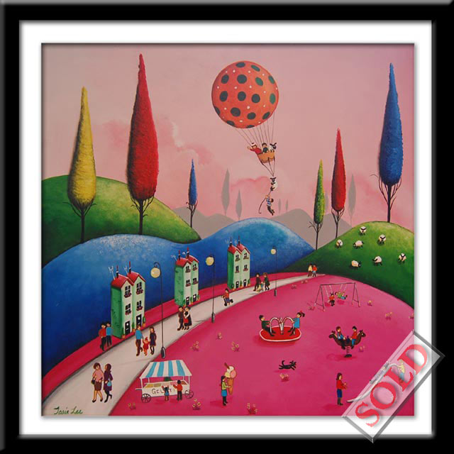 Sunday Stroll - original art by Josie Lee