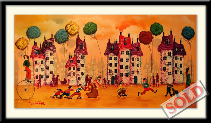 The Big Launch - original art by Josie Lee
