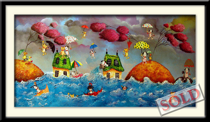 The Great Flood - original art by Josie Lee