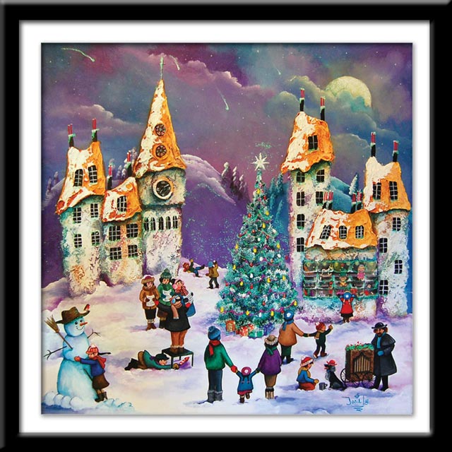 The Toy Shop - original art by Josie Lee