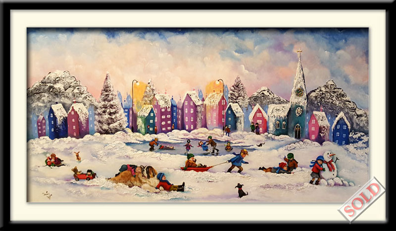 A Time for Friends - original art by Josie Lee